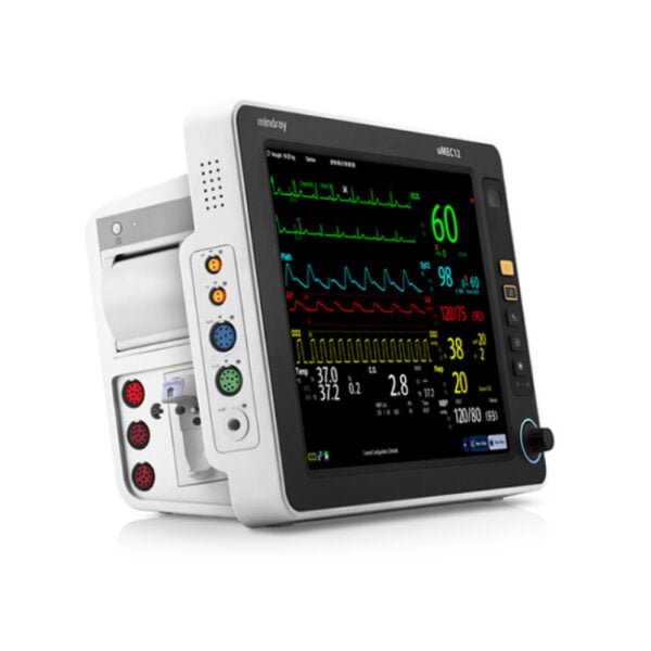 uMEC12 patient monitor Side/front view